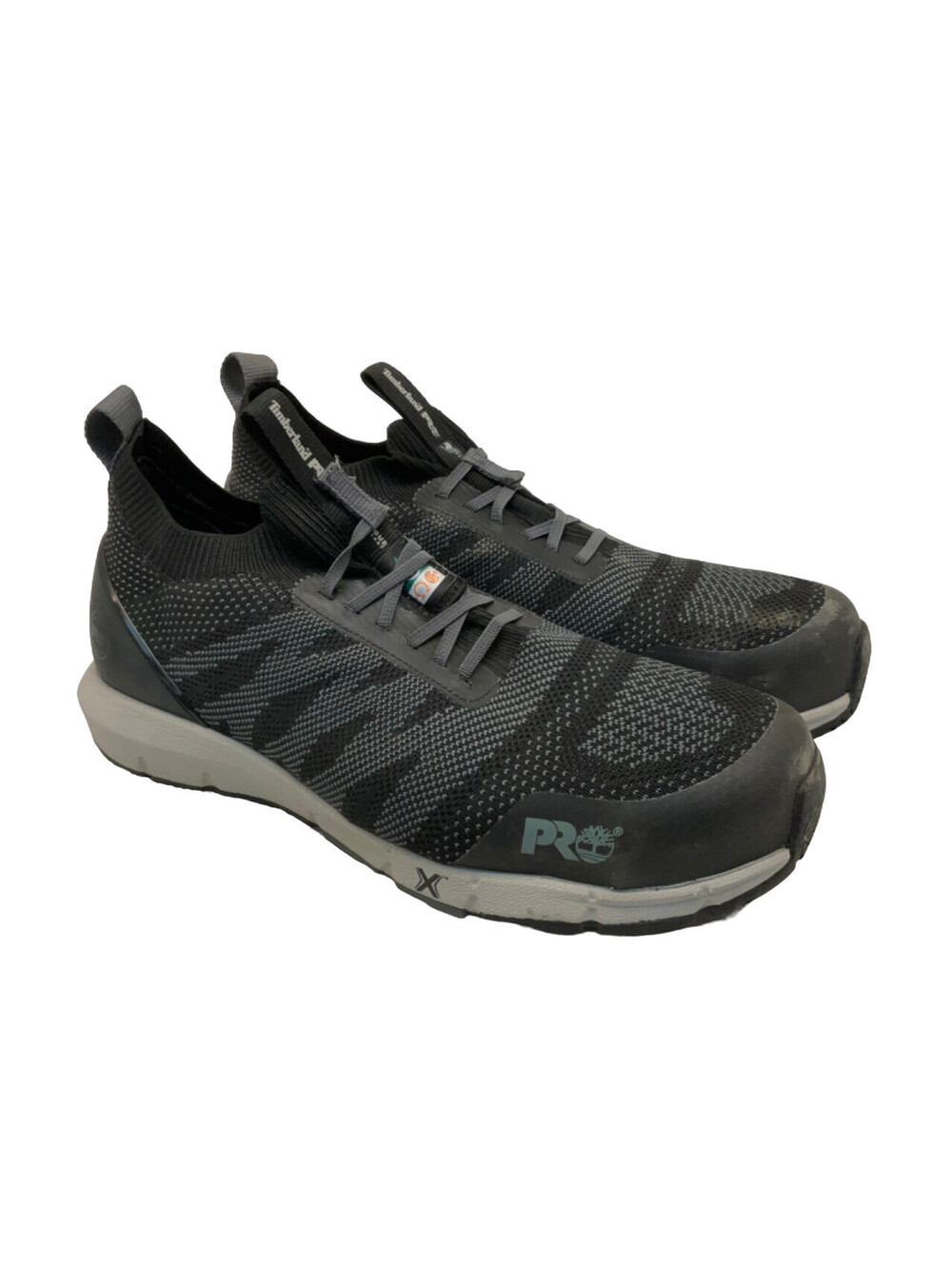 Timberland PRO Men's Radius Comp Toe Comp Plate A5V3Q Work Shoes Black/Grey 10W